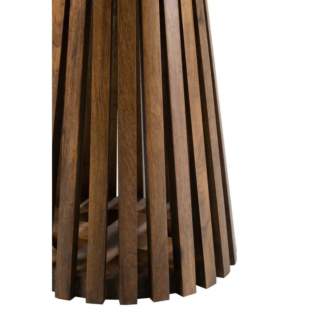 J-Line Tisch Vincent Mangoholz Braun Klein - HomeDesign Knaus