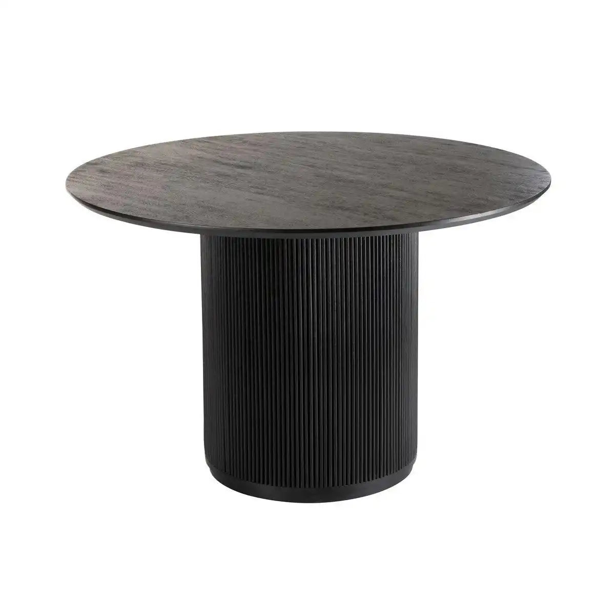 J-Line Tisch Vincent Mangoholz Schwarz Groß - HomeDesign Knaus
