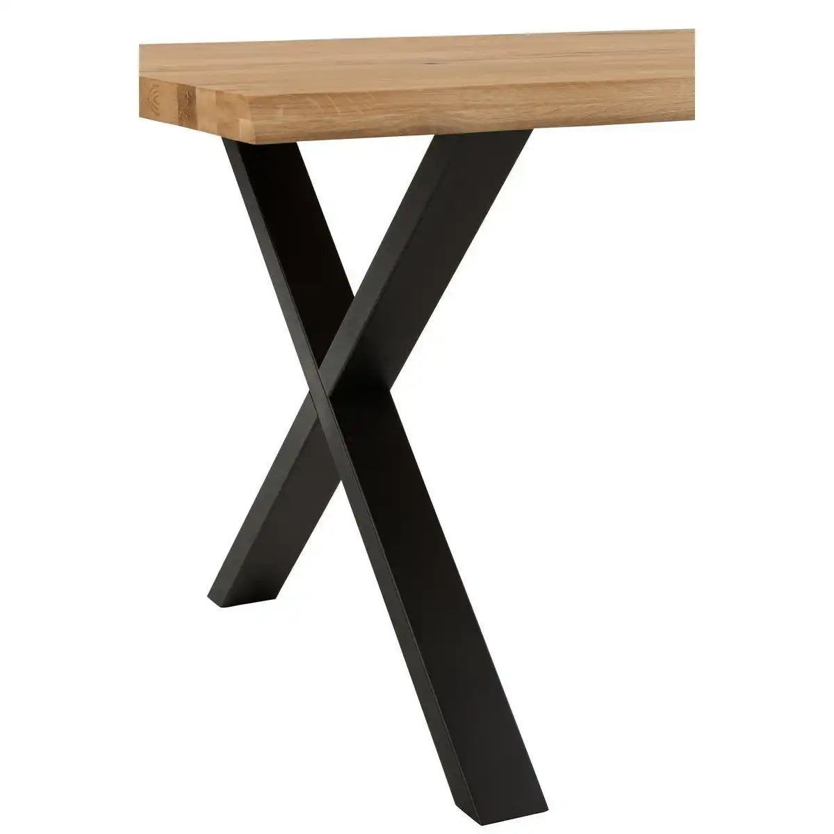 J-Line Tischbeine Cross Steel Schwarz - HomeDesign Knaus