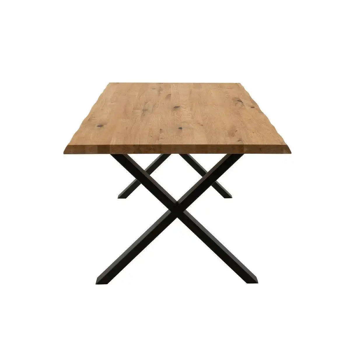J-Line Tischbeine Cross Steel Schwarz - HomeDesign Knaus
