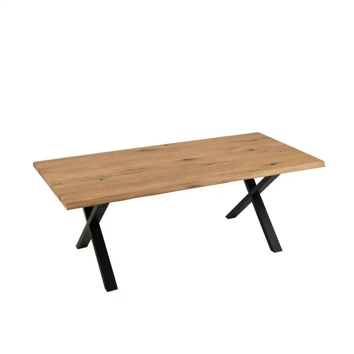 J-Line Tischbeine Cross Steel Schwarz - HomeDesign Knaus