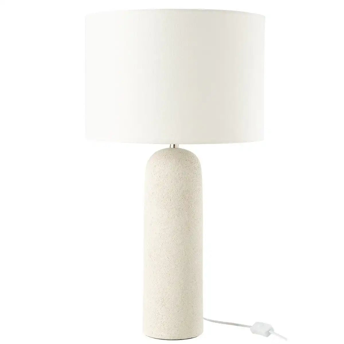 J-Line Tischlampe Isla Terrakotta Weiß - HomeDesign Knaus