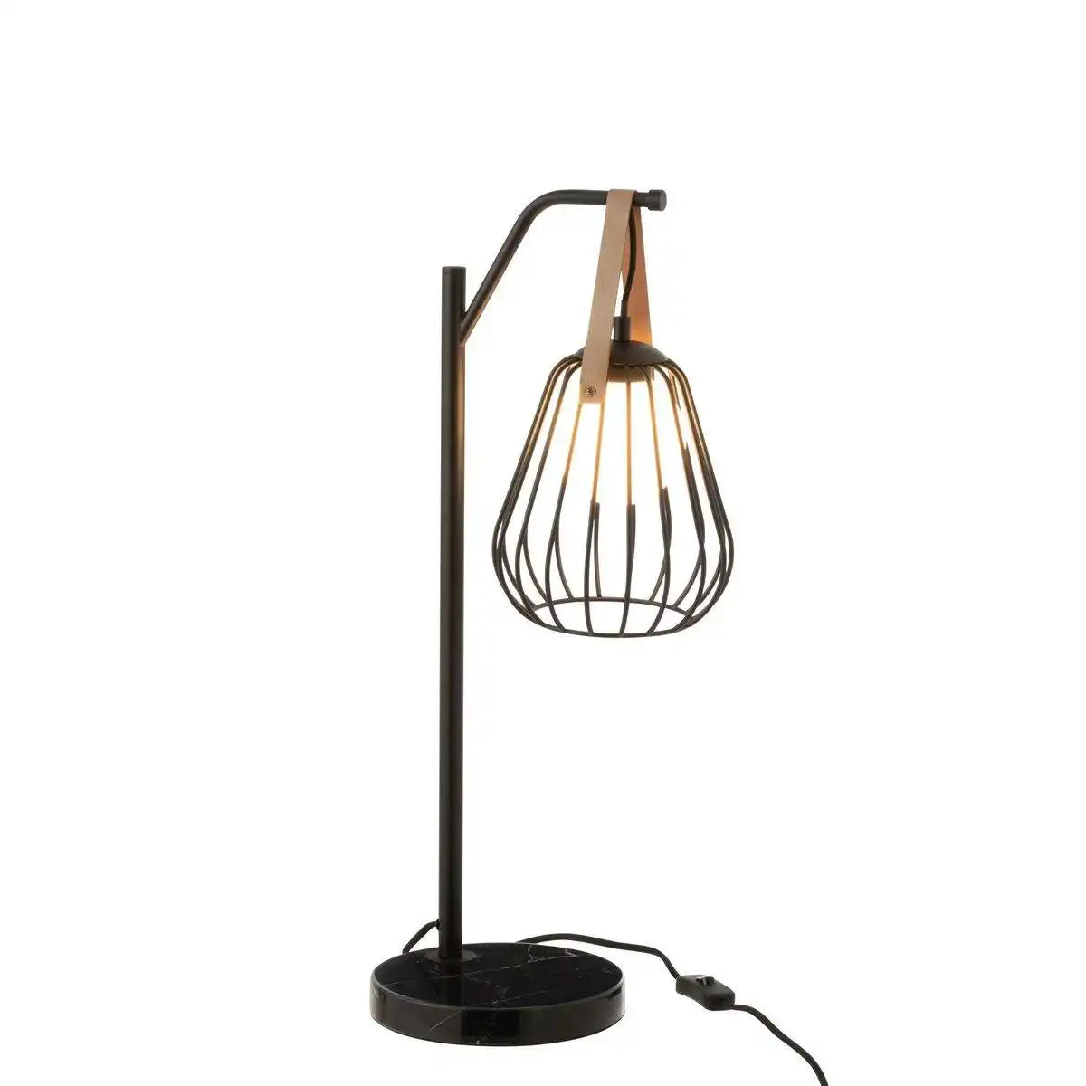 J-Line Tischlampe - Polyresin - Schwarz - HomeDesign Knaus