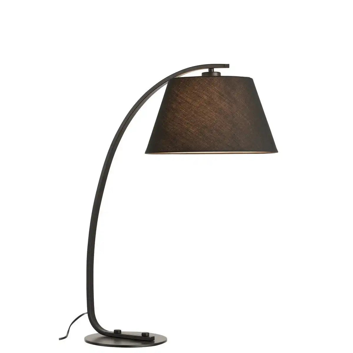 J-Line Tischleuchte Arc - Metall - Schwarz - HomeDesign Knaus