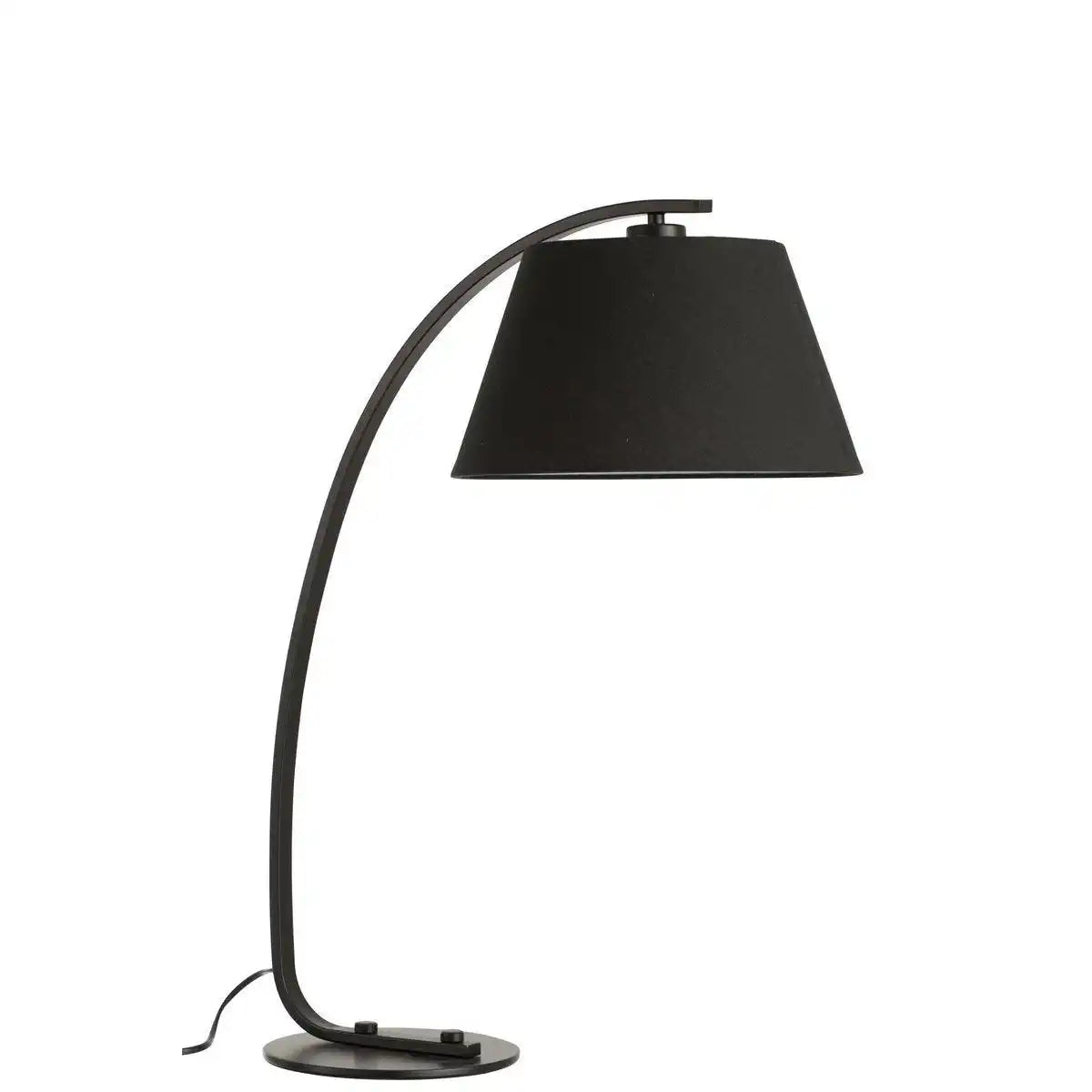 J-Line Tischleuchte Arc - Metall - Schwarz - HomeDesign Knaus