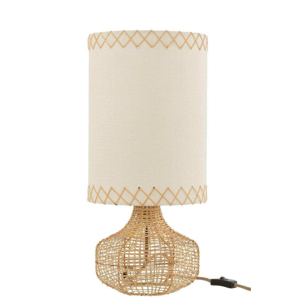 J-Line Tischleuchte Ibiza - Jute - Mix - klein - HomeDesign Knaus