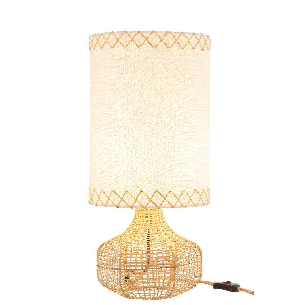 J-Line Tischleuchte Ibiza - Jute - Mix - klein - HomeDesign Knaus