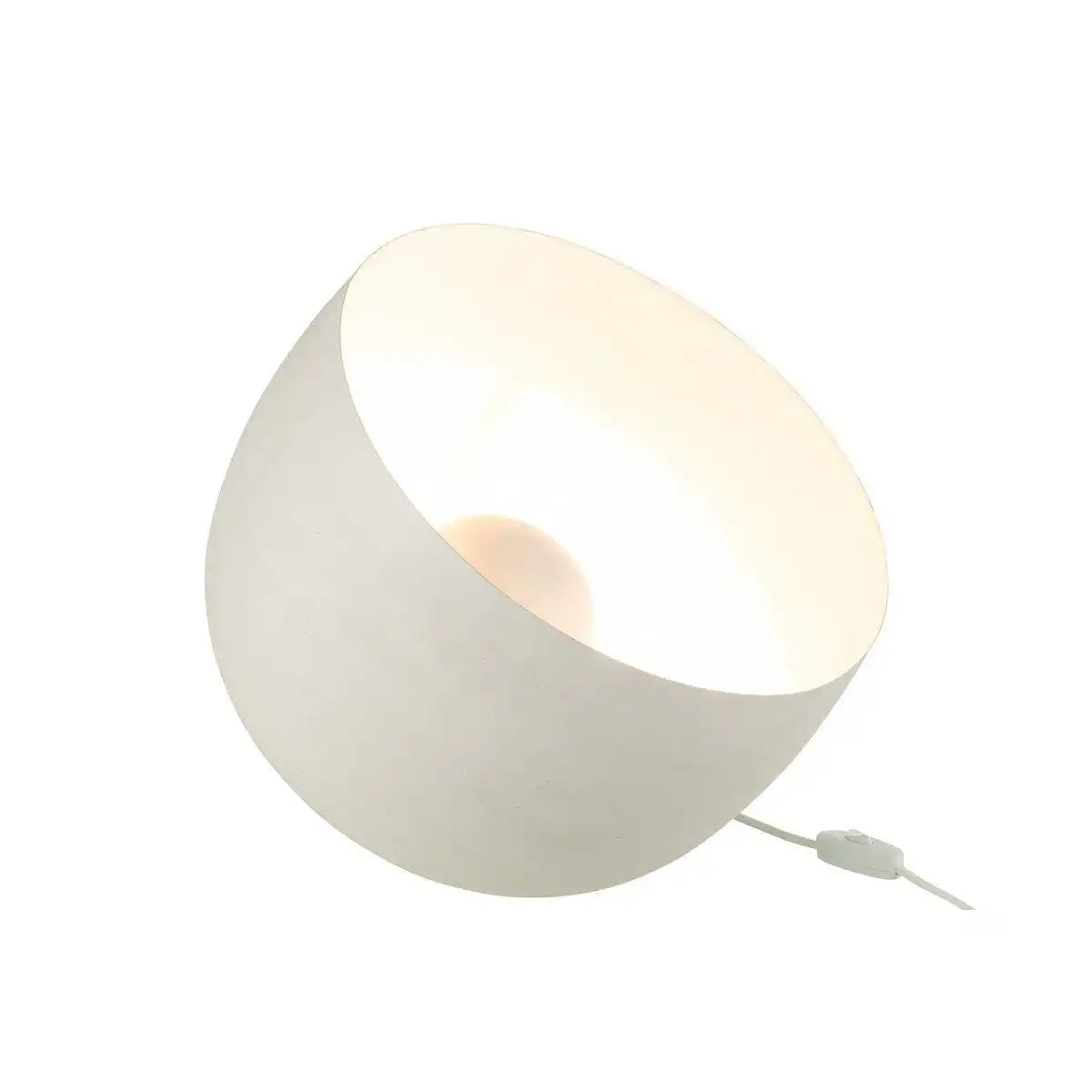 J-Line Tischleuchte – Metall – Weiß – groß - HomeDesign Knaus