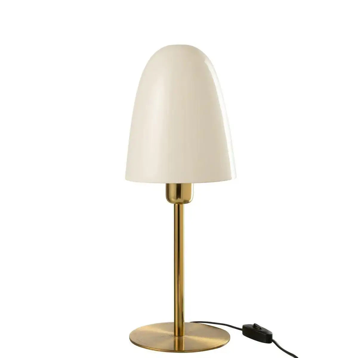 J-Line Tischleuchte - Metall - Weiß/Gold - HomeDesign Knaus