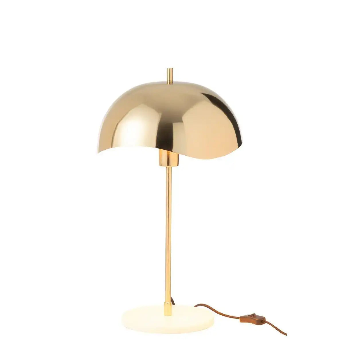 J-Line Tischleuchte Metall/Marmor Gold - HomeDesign Knaus