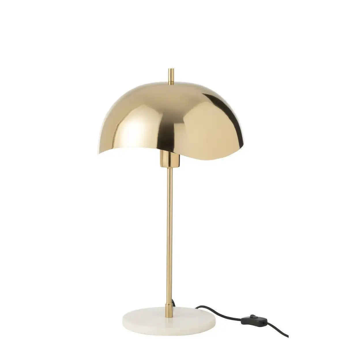J-Line Tischleuchte Metall/Marmor Gold - HomeDesign Knaus