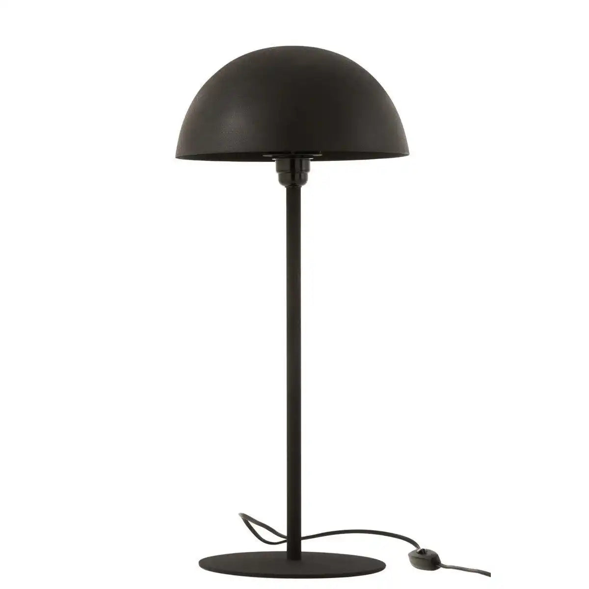J-Line Tischleuchte Mushroom – Metall – Schwarz - HomeDesign Knaus