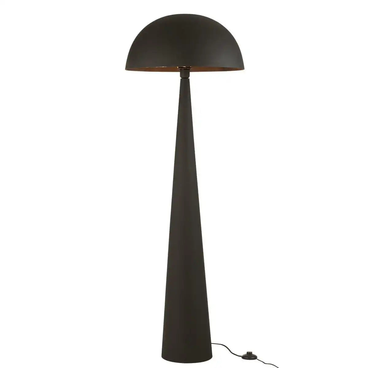 J-Line Tischleuchte Mushroom – Metall – Schwarz - HomeDesign Knaus