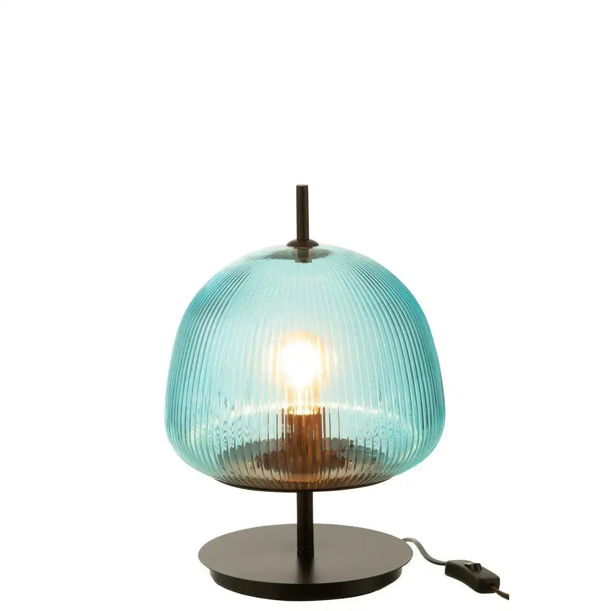 J-Line Tischleuchte Oasis - Glas - Blau - klein - HomeDesign Knaus