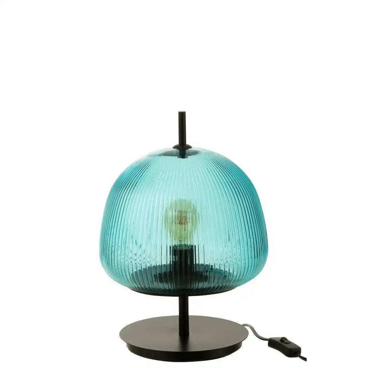 J-Line Tischleuchte Oasis - Glas - Blau - klein - HomeDesign Knaus