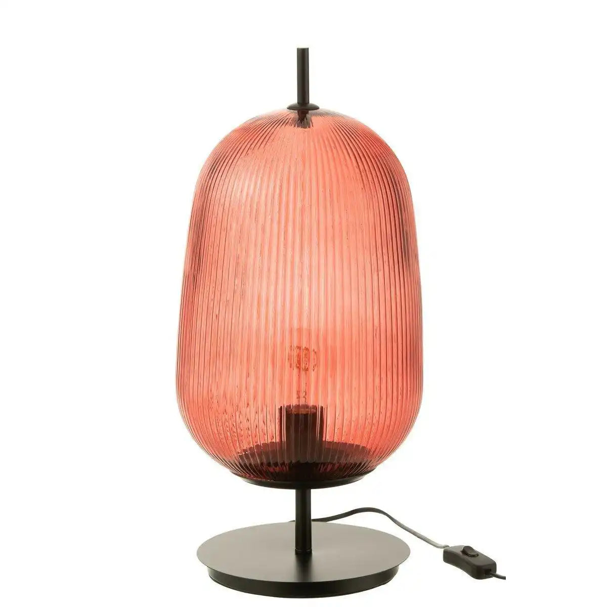 J-Line Tischleuchte Oasis - Glas - Rot - Groß - HomeDesign Knaus