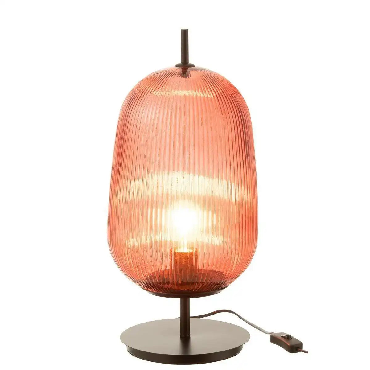 J-Line Tischleuchte Oasis - Glas - Rot - Groß - HomeDesign Knaus