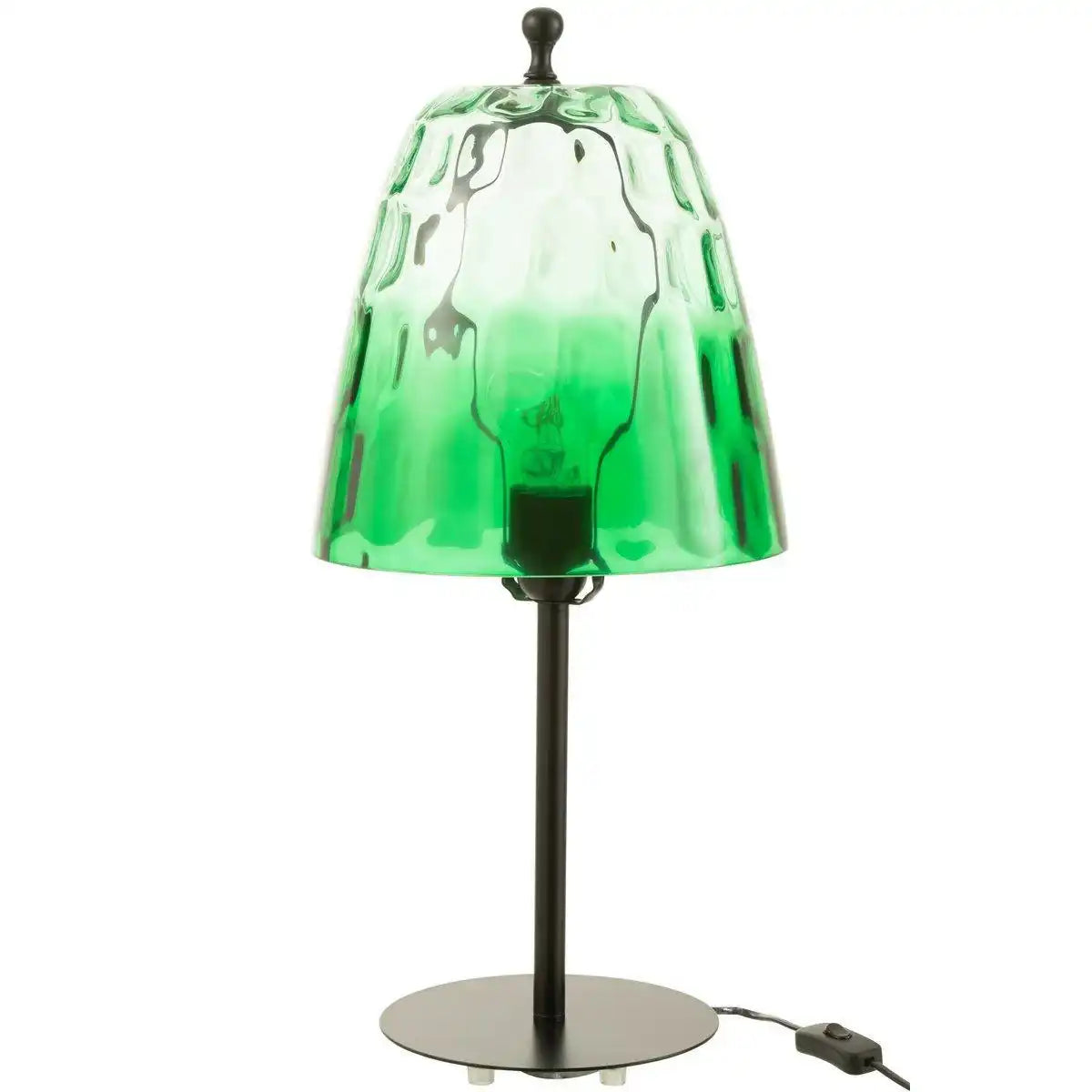 J-Line Tischleuchte Oceane - Glas - Grün - HomeDesign Knaus