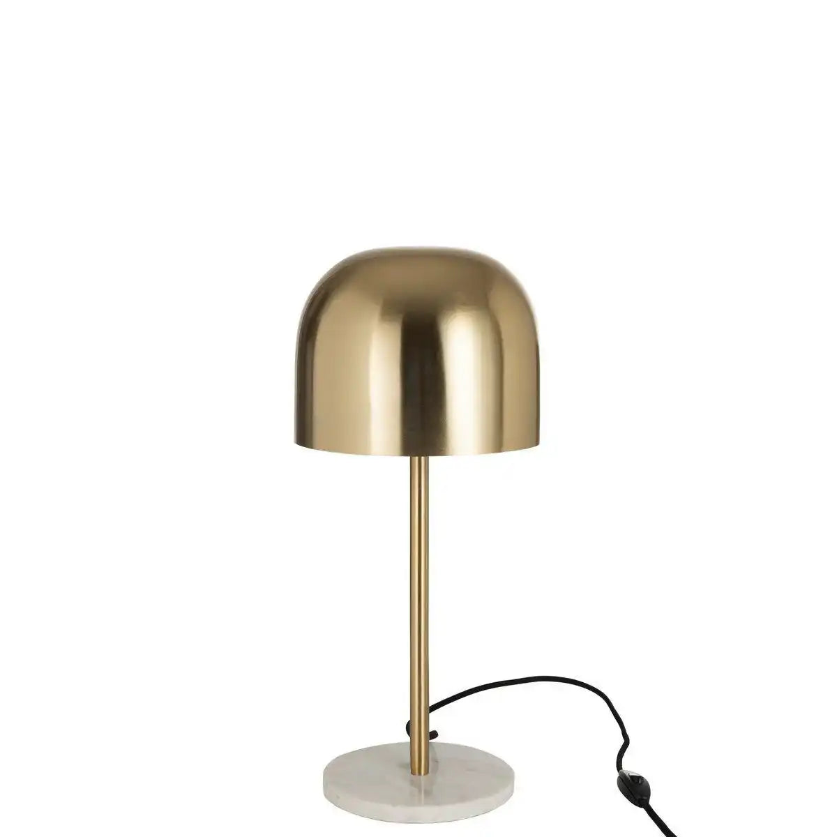 J-Line Tischleuchte Queen – Metall/Marmor – Gold - HomeDesign Knaus