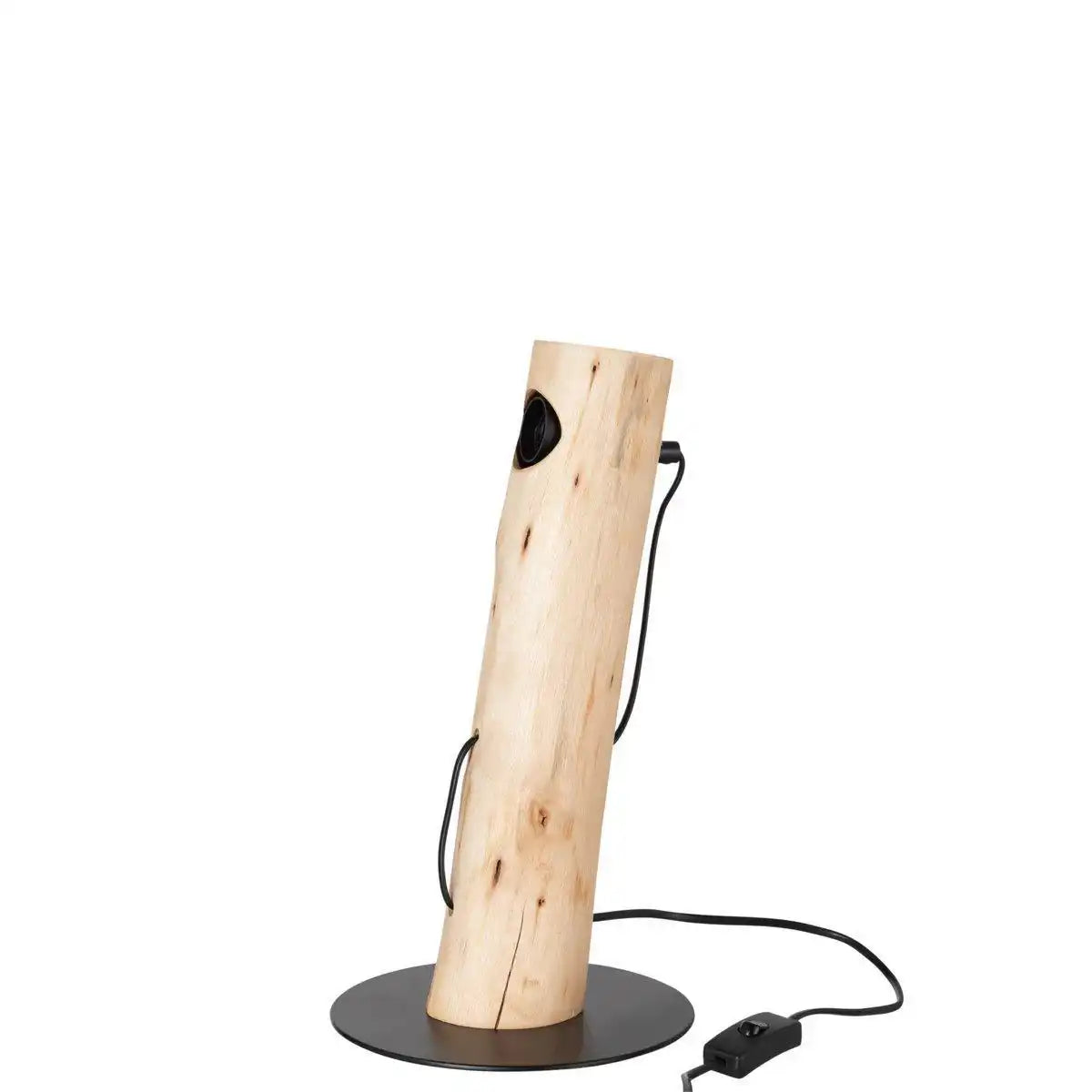 J-Line Tischleuchte Silas Berangan – Holz – Natur - HomeDesign Knaus