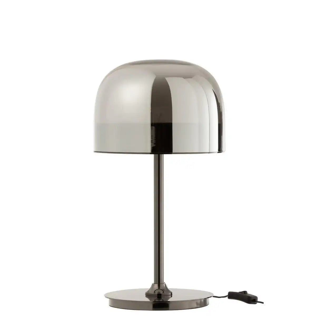 J-Line Tischleuchte Topja - Glas/Metall - Silber - HomeDesign Knaus