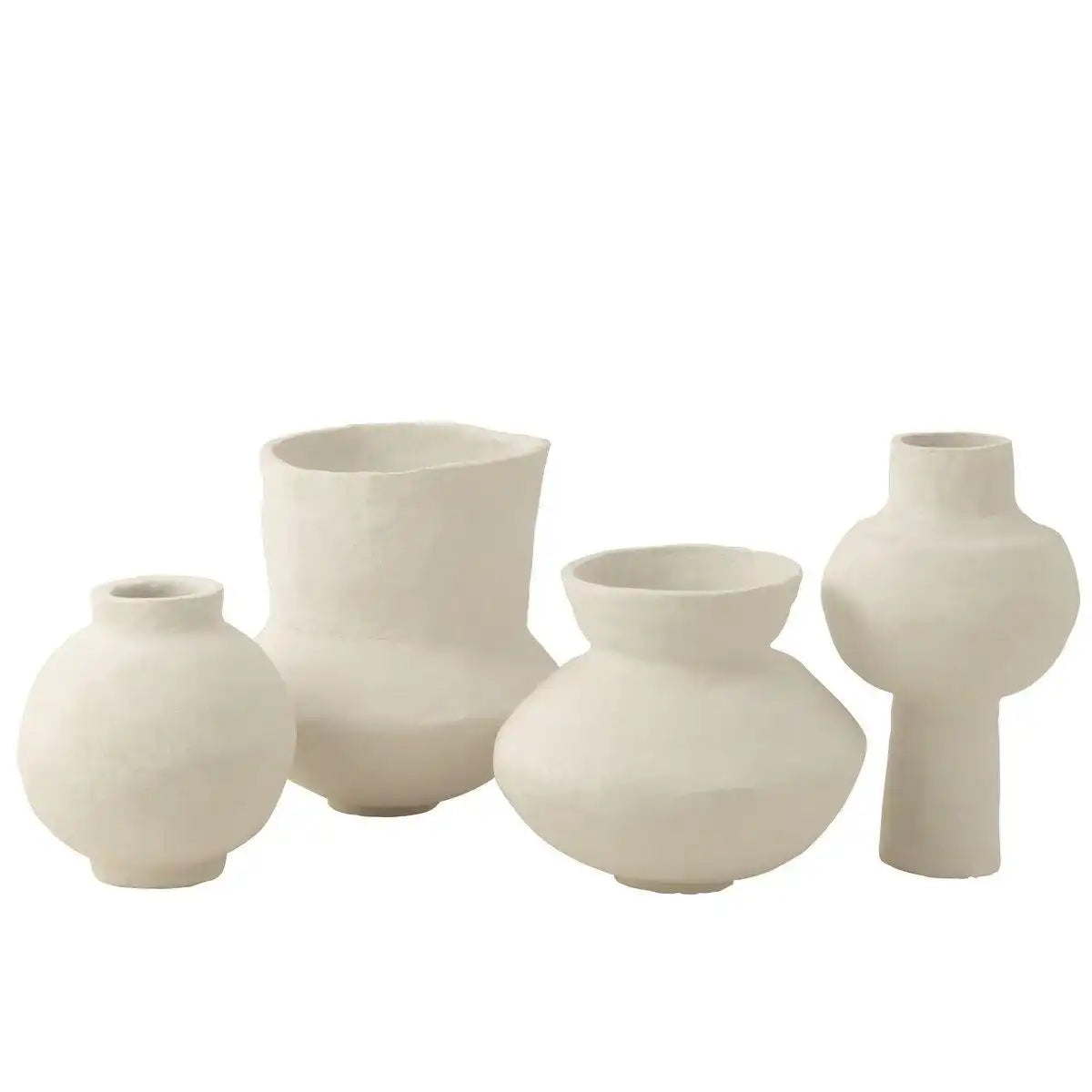 J-Line Topf Original Pappmaché weiß - HomeDesign Knaus