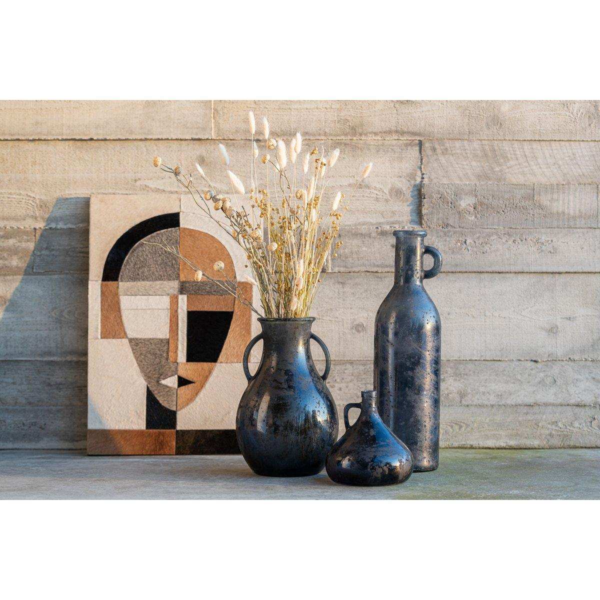 J-Line Trockenblumen – Bündel Federn – getrocknetes Gras – Ecru – S - HomeDesign Knaus
