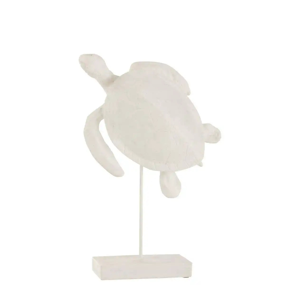 J-Line Turtle On Foot Poly Weiß - HomeDesign Knaus