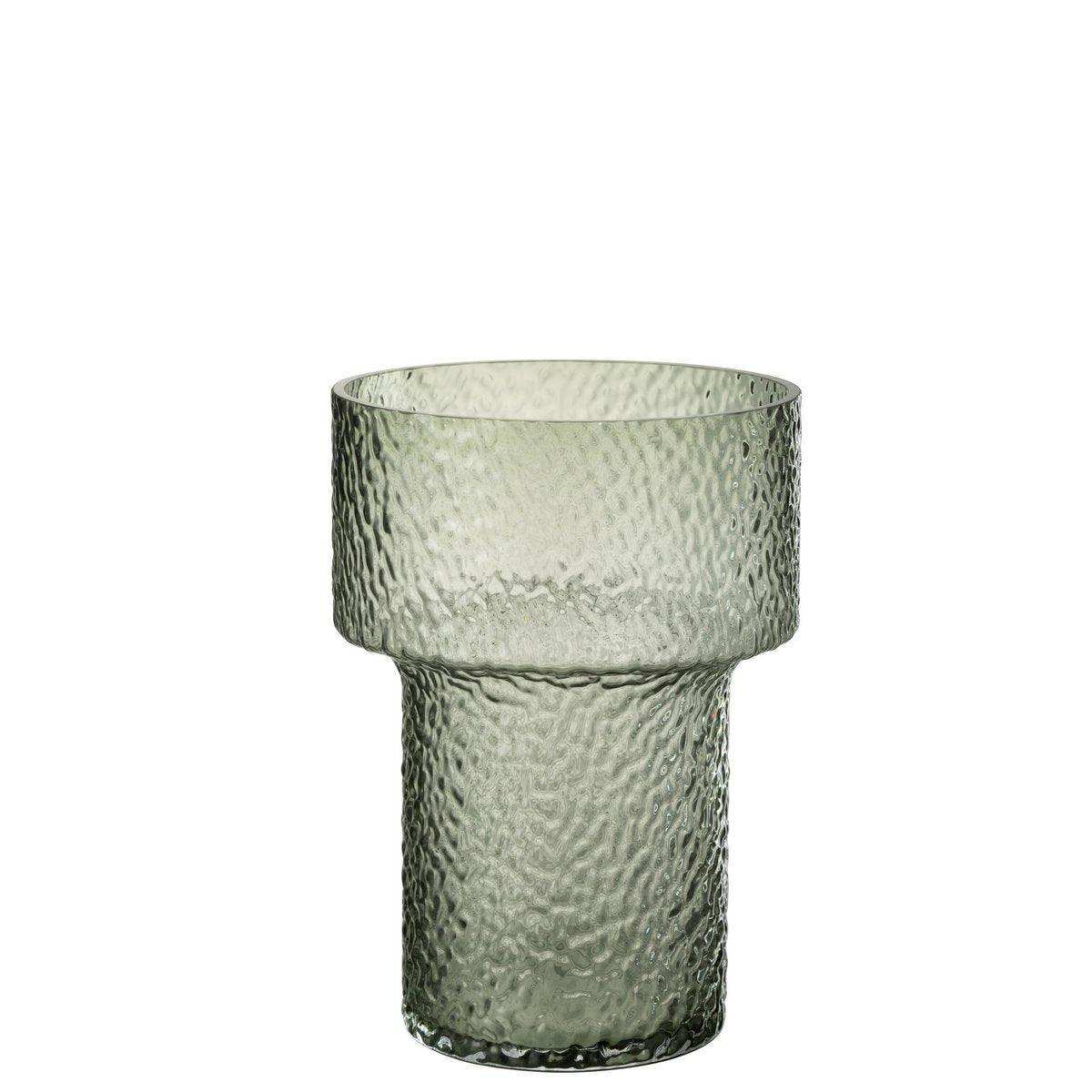 J-Line Vaas Betty Glas Groen Small - HomeDesign Knaus