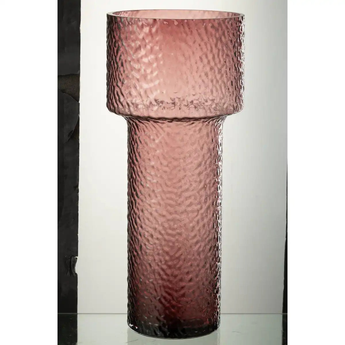J-Line Vaas Betty Glas Rose Large - HomeDesign Knaus