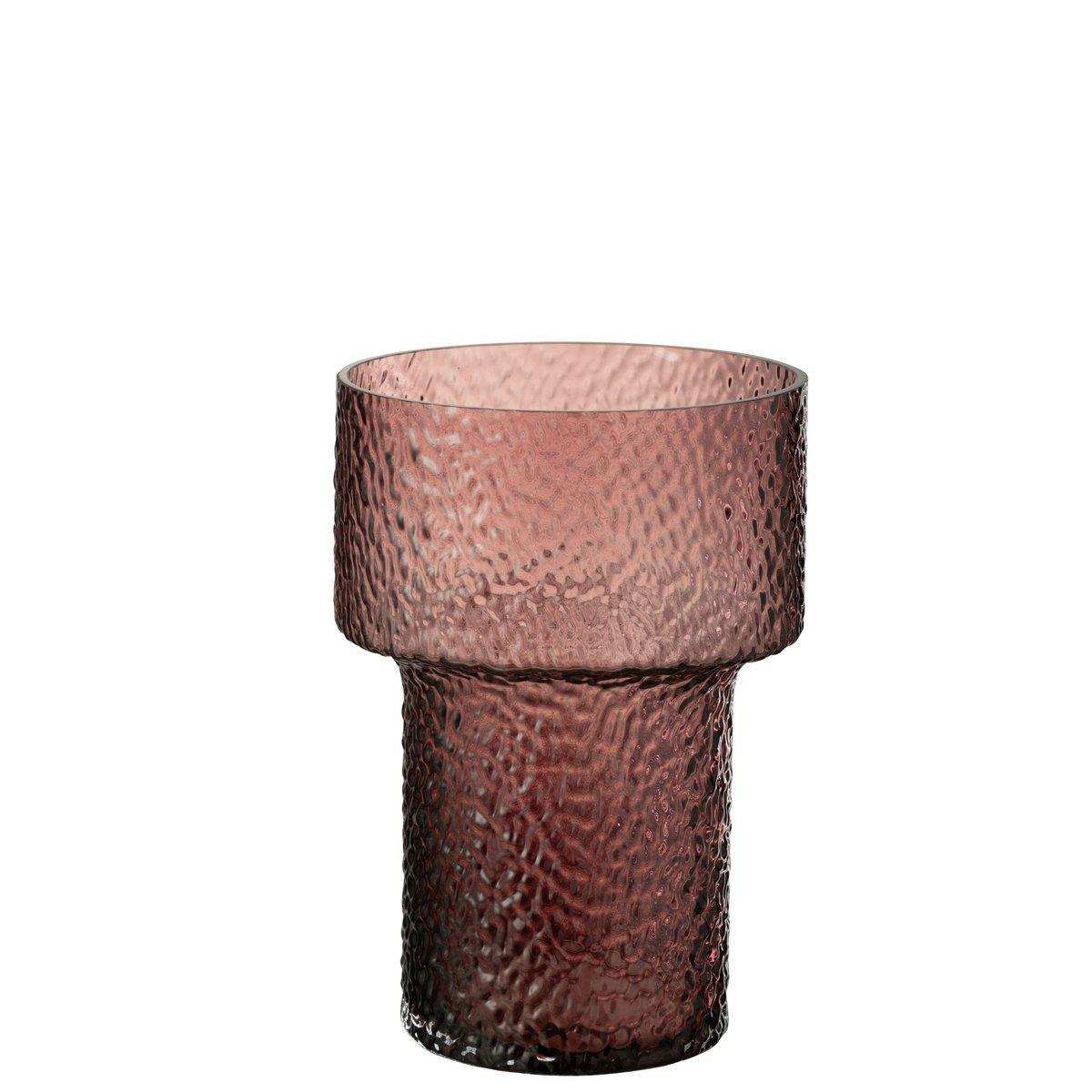 J-Line Vaas Betty Glas Rose Small - HomeDesign Knaus
