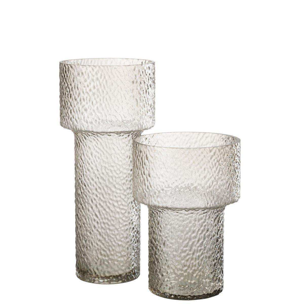 J-Line Vaas Betty Glas Transparant Large - HomeDesign Knaus