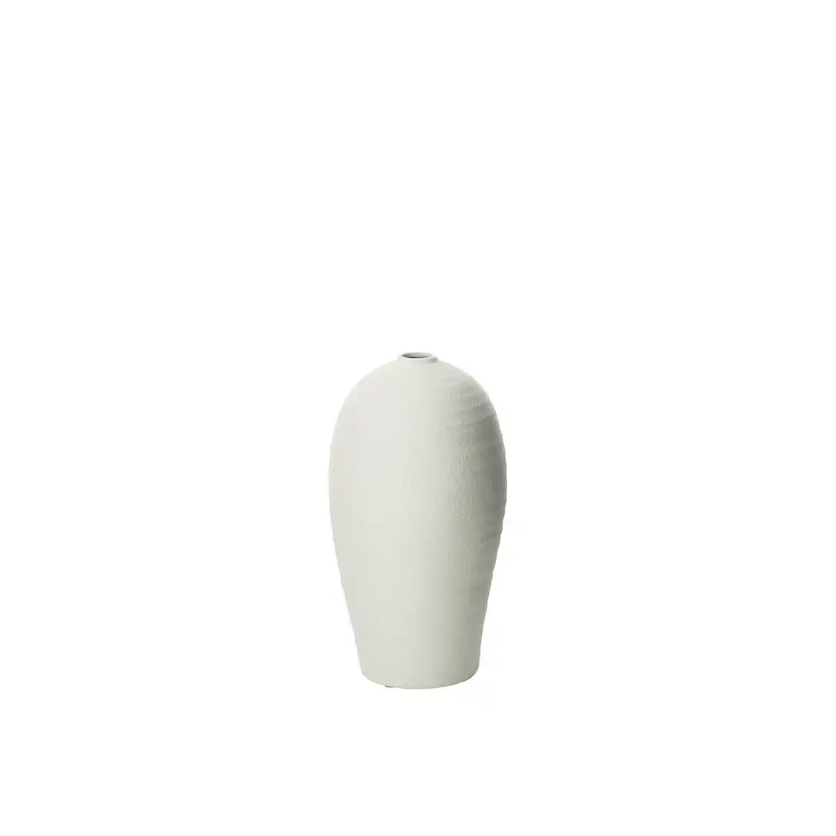 J-Line Vaas Creta Klei Weiß Small - HomeDesign Knaus