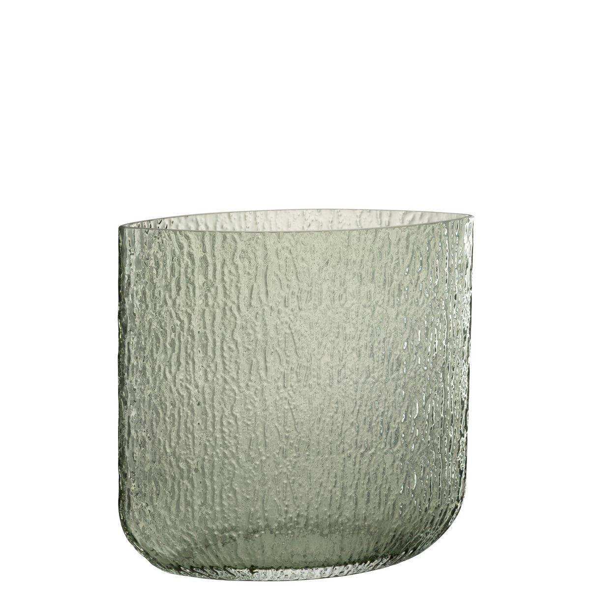J-Line Vaas Mila Large Glas Groen - HomeDesign Knaus