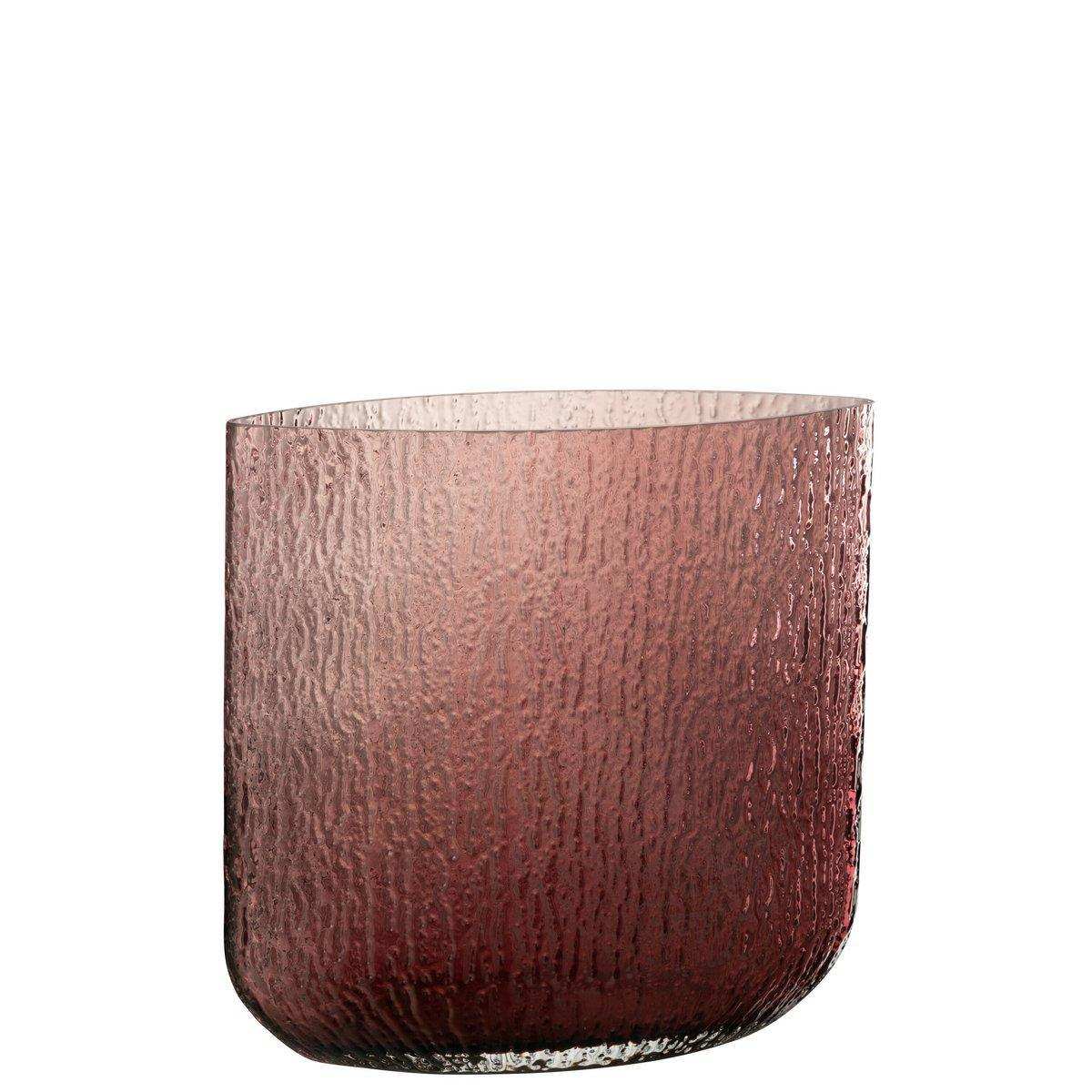 J-Line Vaas Mila Large Glas Rose - HomeDesign Knaus