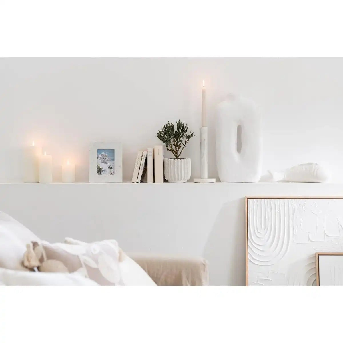 J-Line Vaas Pot Square – Pappmaché – weiß - HomeDesign Knaus