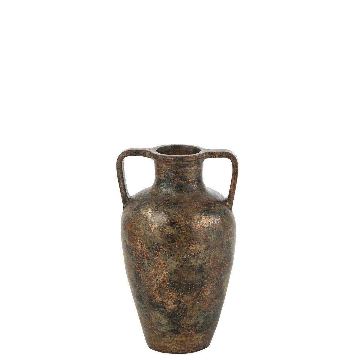 J-Line Vase 2 Arms Terraco - Keramik - Mix - klein - HomeDesign Knaus