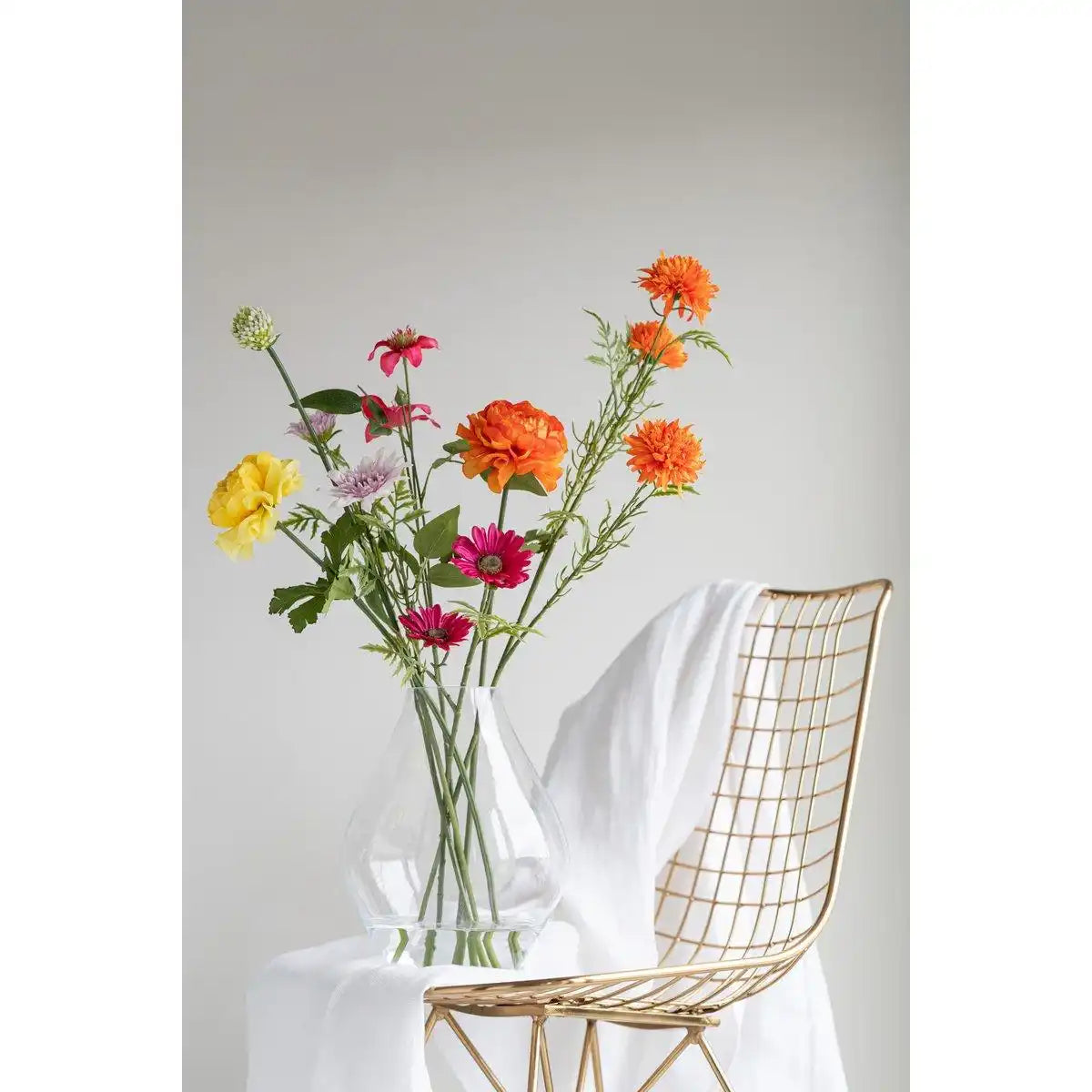 J-Line Vase Abby Glas Transparent Klein - HomeDesign Knaus