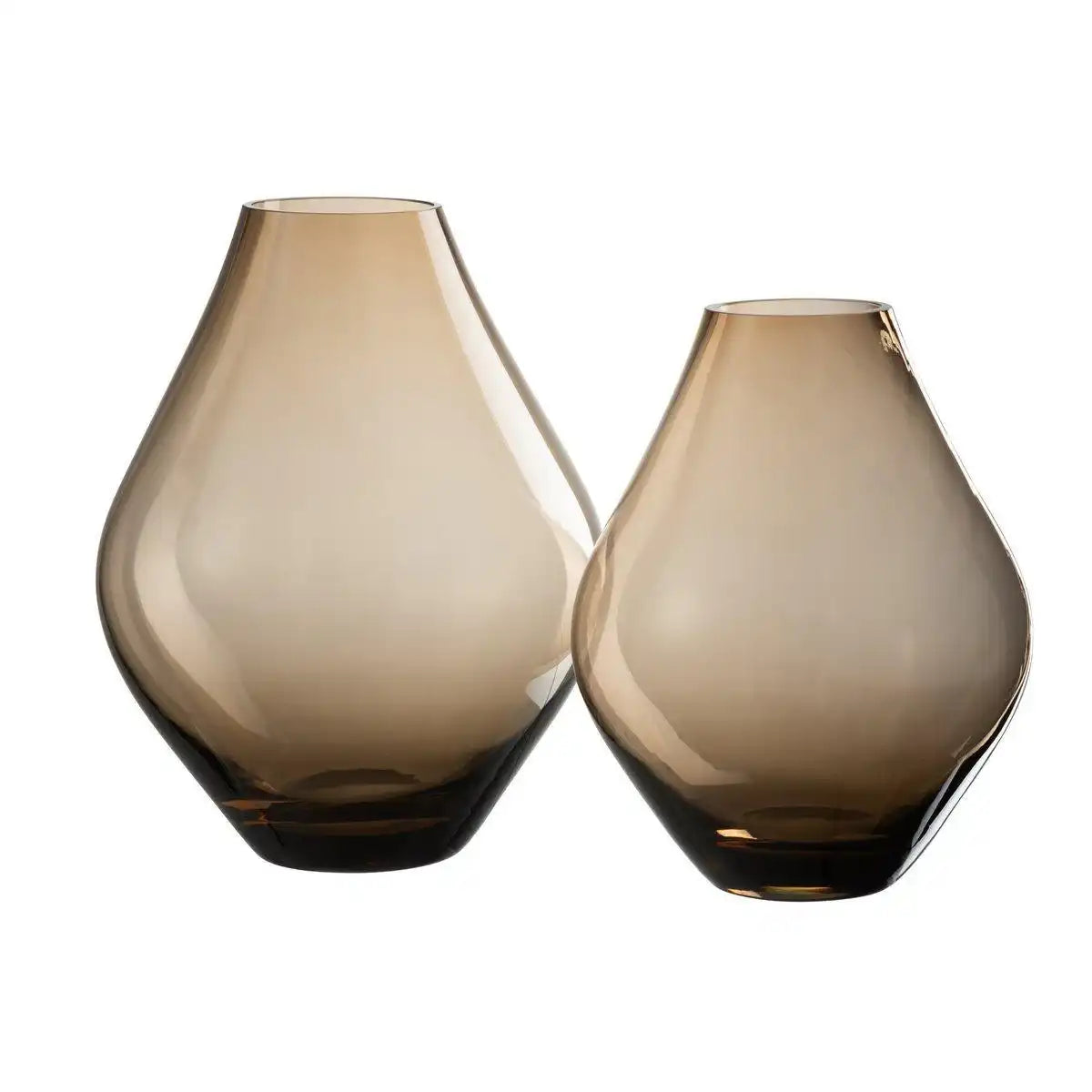 J-Line Vase Abby Glass Amber Large – 28,00 cm hoch - HomeDesign Knaus