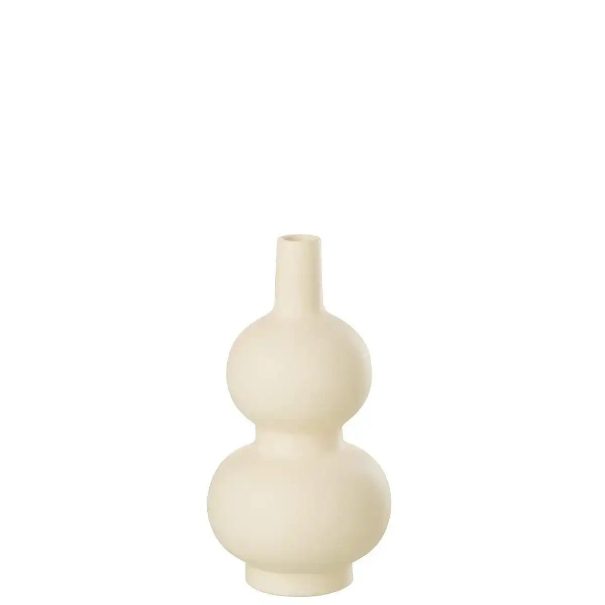 J-Line Vase Alfa Dolomite - Keramik - Gelb - HomeDesign Knaus