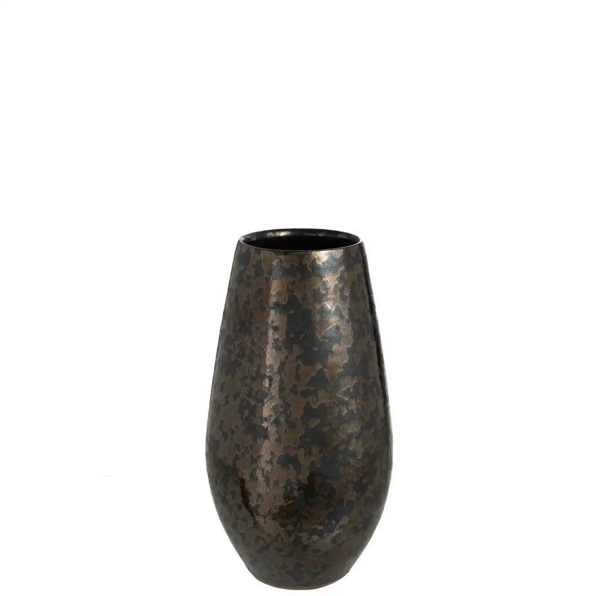 J-Line Vase Antique Smokey - Keramik schwarz - klein - HomeDesign Knaus