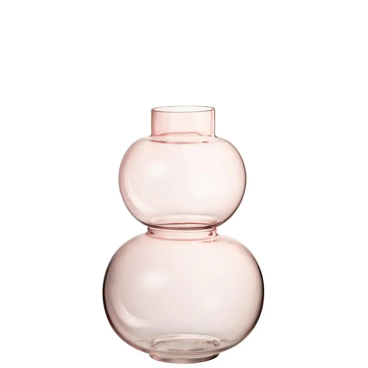 J-Line Vase Ball - Glas - rosa - klein - 28,50 cm hoch - HomeDesign Knaus