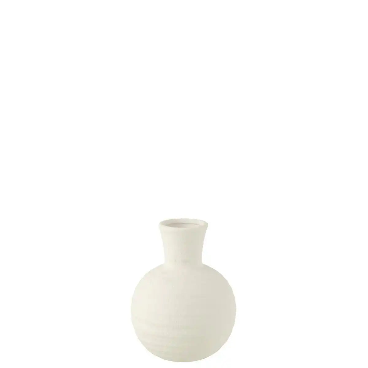 J-Line Vase Balloon Clay Weiß Klein - HomeDesign Knaus
