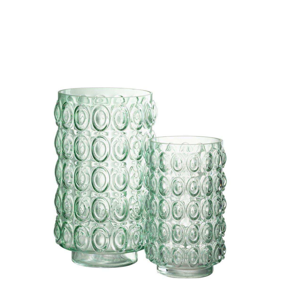J-Line Vase Bubbels - Glas - hellgrün - groß - HomeDesign Knaus