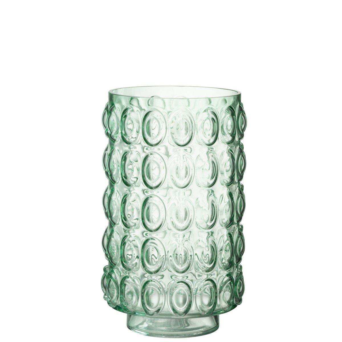 J-Line Vase Bubbels - Glas - hellgrün - groß - HomeDesign Knaus