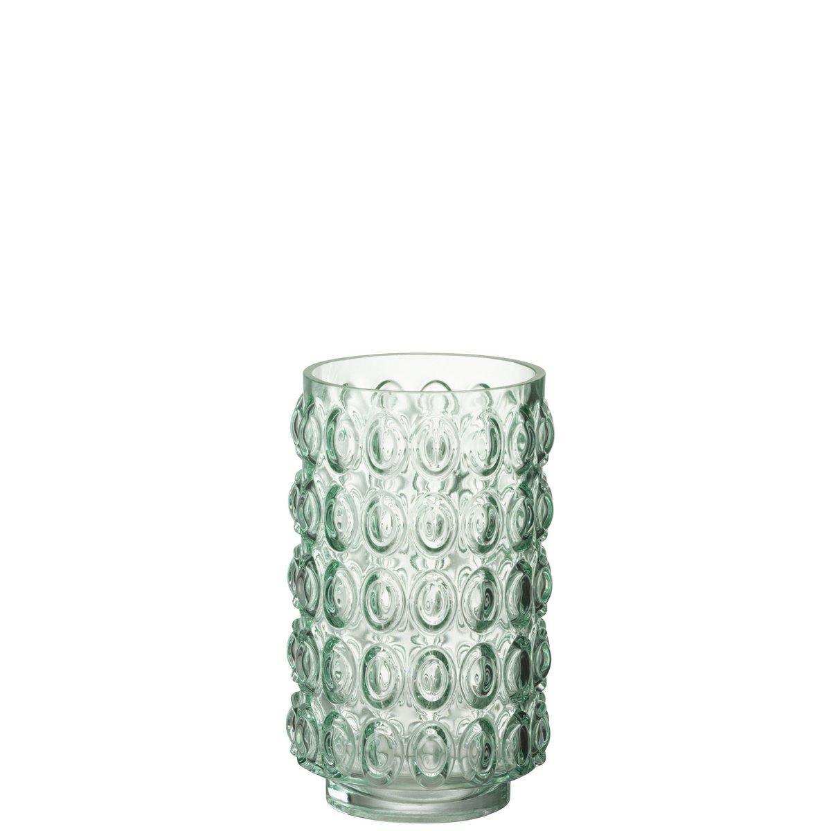 J-Line Vase Bubbels - Glas - hellgrün - klein - HomeDesign Knaus