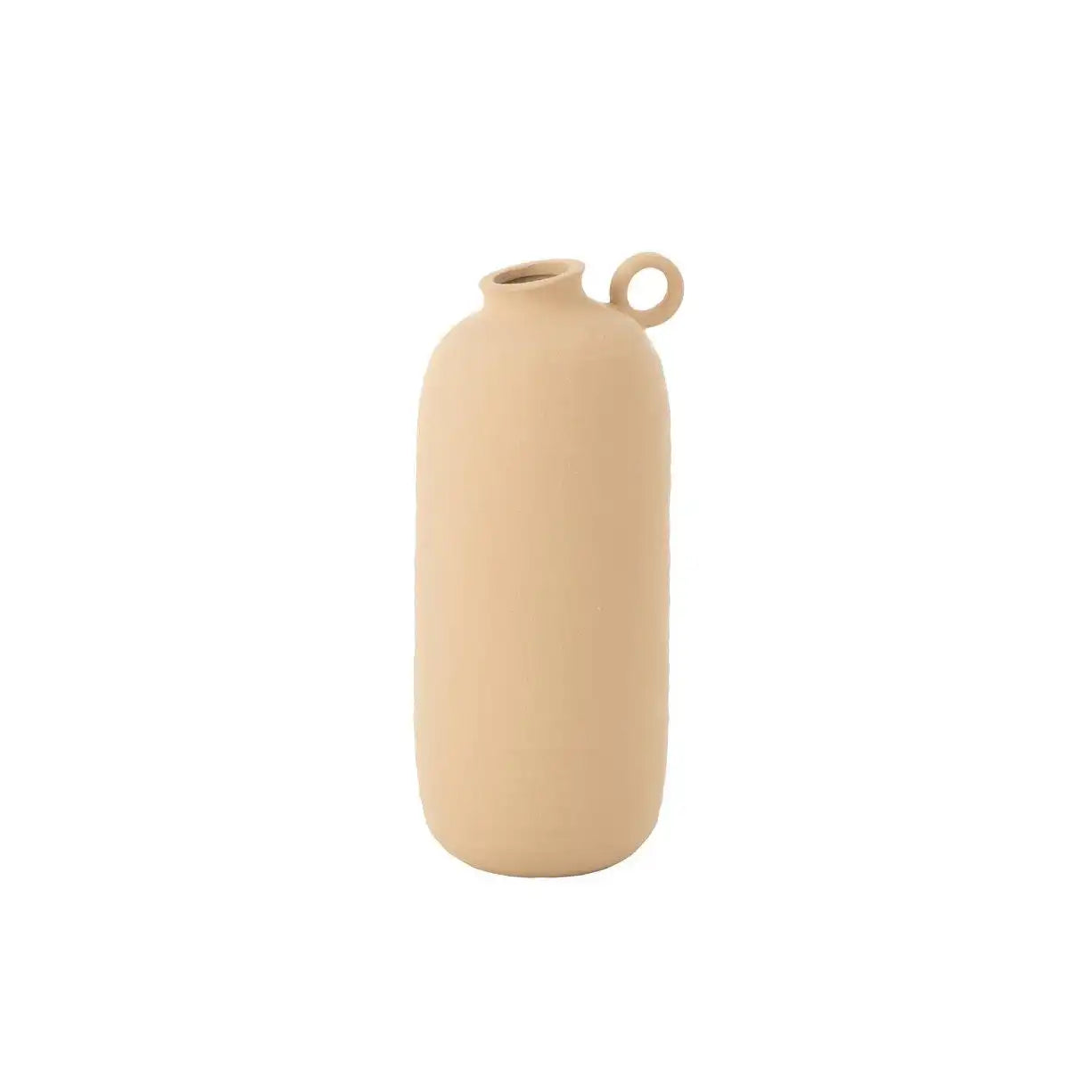 J-Line Vase Cassia Narrow Clay Beige Groß - HomeDesign Knaus