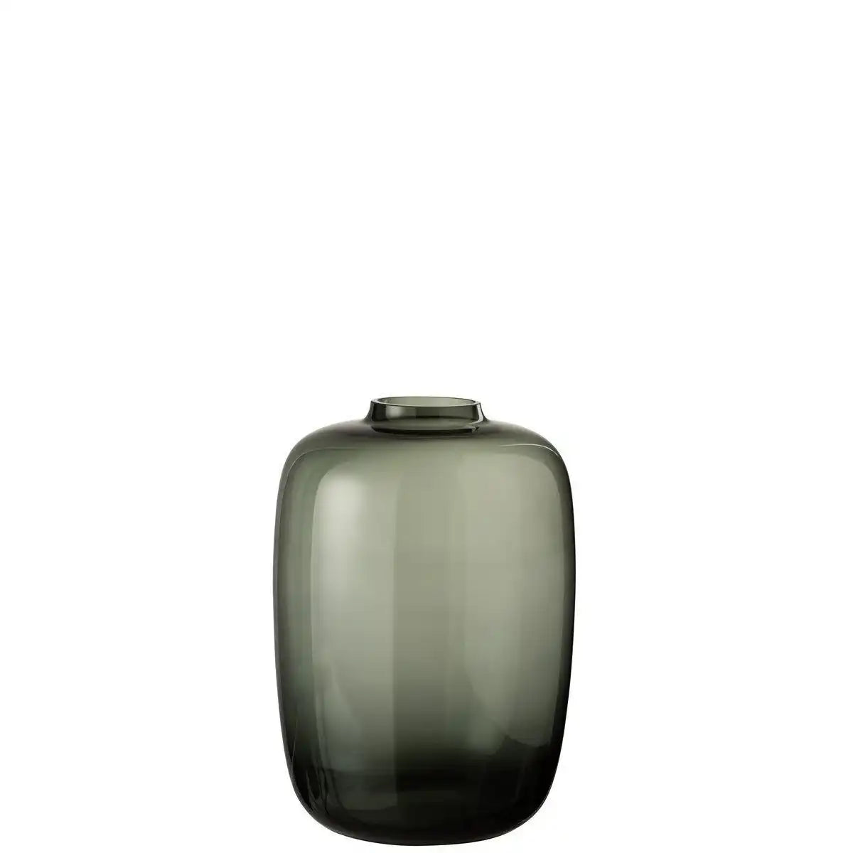 J-Line Vase Cleo Glas Grau Klein - HomeDesign Knaus