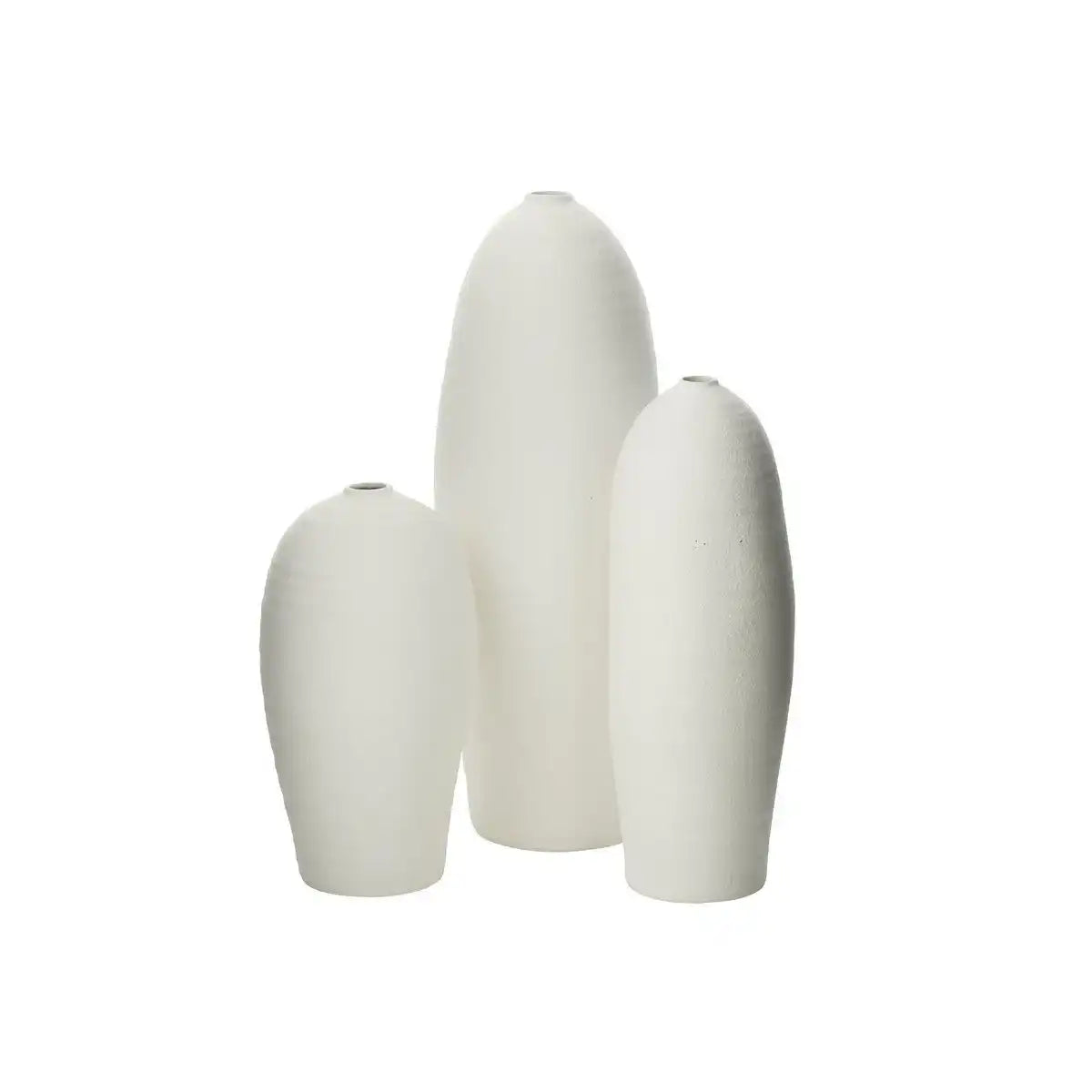 J-Line Vase Creta Clay Weiß Groß - HomeDesign Knaus