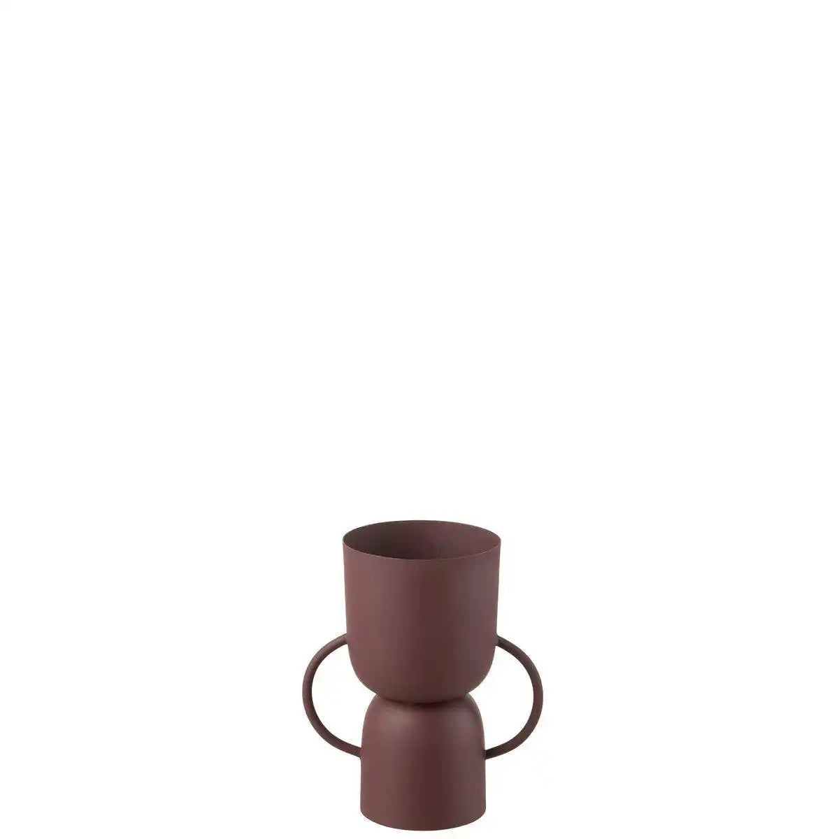 J-Line Vase Cup Eisen Kastanienbraun - HomeDesign Knaus